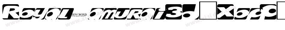 RoyalSamurai3D-XopP字体转换