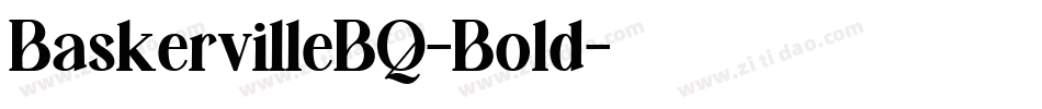 BaskervilleBQ-Bold字体转换