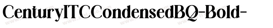 CenturyITCCondensedBQ-Bold字体转换 CenturyITCCondensedBQ-Bold字体转换