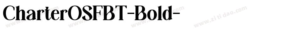 CharterOSFBT-Bold字体转换