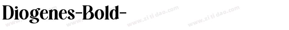 Diogenes-Bold字体转换