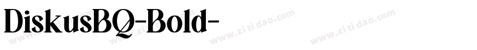 DiskusBQ-Bold字体转换
