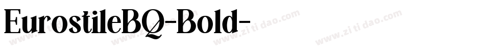 EurostileBQ-Bold字体转换