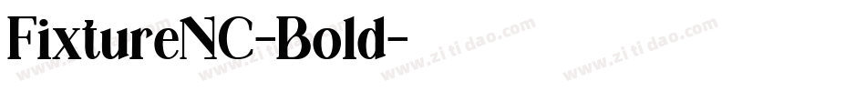 FixtureNC-Bold字体转换