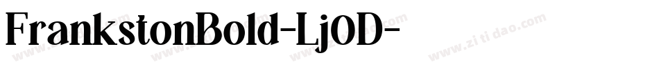 FrankstonBold-Lj0D字体转换