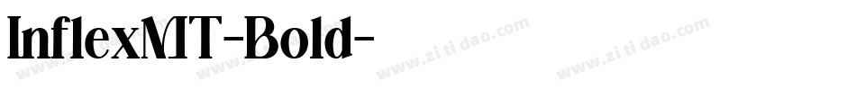 InflexMT-Bold字体转换