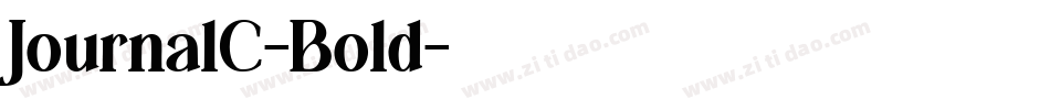 JournalC-Bold字体转换