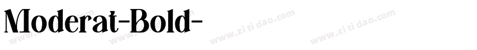 Moderat-Bold字体转换 Moderat-Bold字体转换