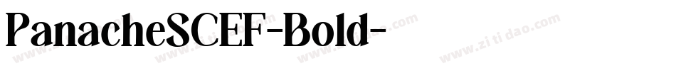PanacheSCEF-Bold字体转换