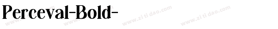 Perceval-Bold字体转换