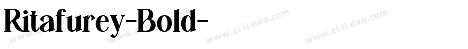 Ritafurey-Bold字体转换