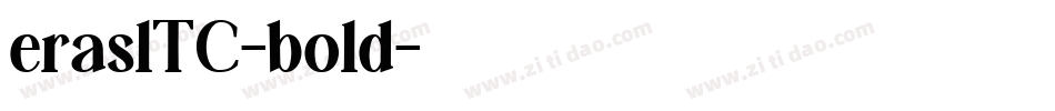 eraslTC-bold字体转换