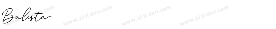 Balista字体转换