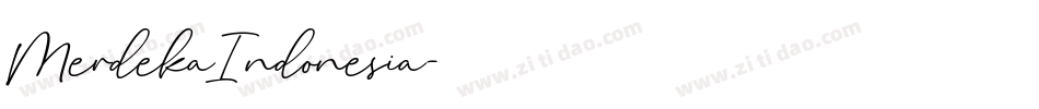 MerdekaIndonesia字体转换