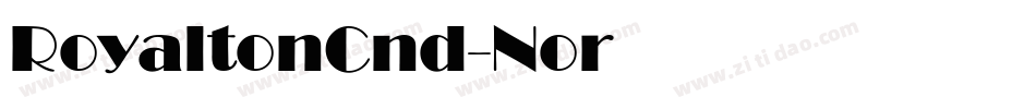 RoyaltonCnd-Normal字体转换