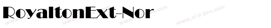 RoyaltonExt-Normal字体转换