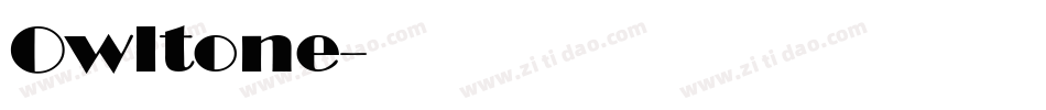 Owltone字体转换
