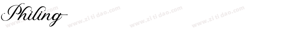 Philing字体转换