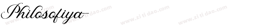 Philosofiya字体转换