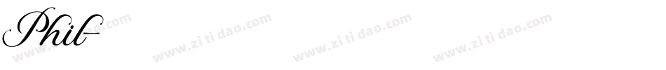Phil字体转换