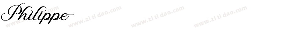 Philippe字体转换