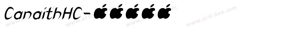 CanaithHC字体转换
