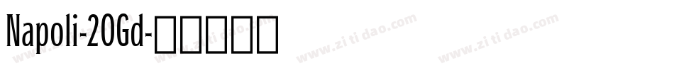 Napoli-2OGd字体转换