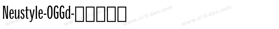 Neustyle-OGGd字体转换