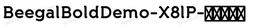 BeegalBoldDemo-X8lP字体转换