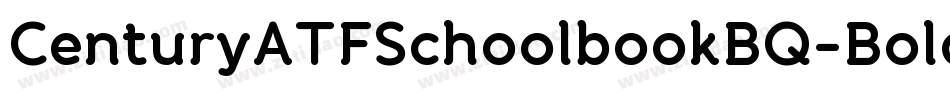 CenturyATFSchoolbookBQ-Bold字体转换