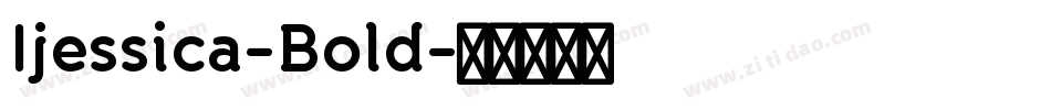 Ijessica-Bold字体转换