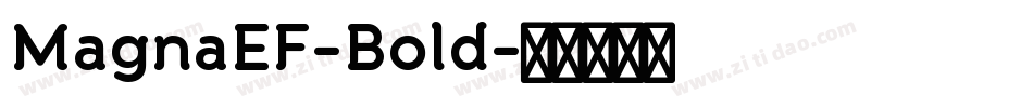 MagnaEF-Bold字体转换