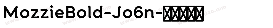 MozzieBold-Jo6n字体转换