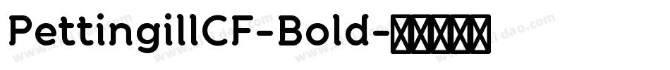 PettingillCF-Bold字体转换