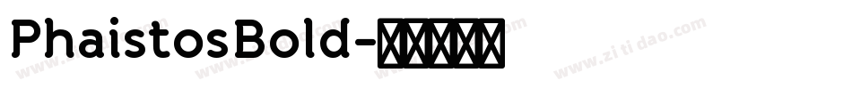 PhaistosBold字体转换