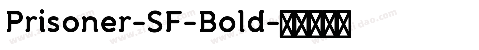 Prisoner-SF-Bold字体转换