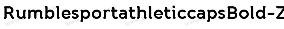 RumblesportathleticcapsBold-ZxDJ字体转换