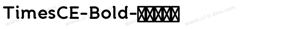 TimesCE-Bold字体转换