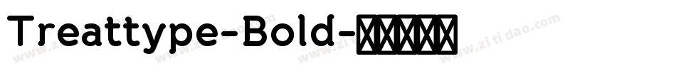 Treattype-Bold字体转换