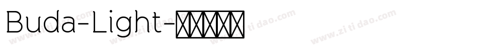 Buda-Light字体转换