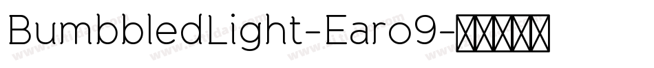 BumbbledLight-Earo9字体转换