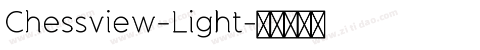 Chessview-Light字体转换