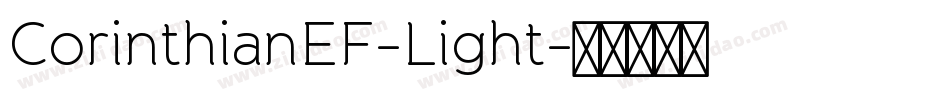 CorinthianEF-Light字体转换