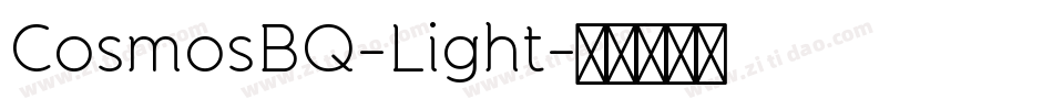 CosmosBQ-Light字体转换
