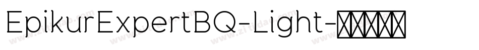 EpikurExpertBQ-Light字体转换