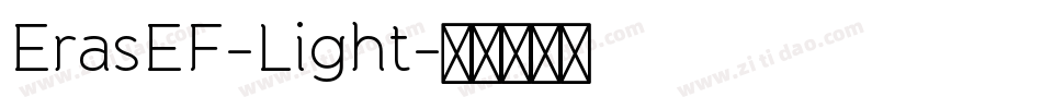 ErasEF-Light字体转换