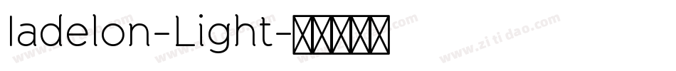 Iadelon-Light字体转换