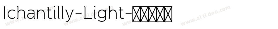Ichantilly-Light字体转换