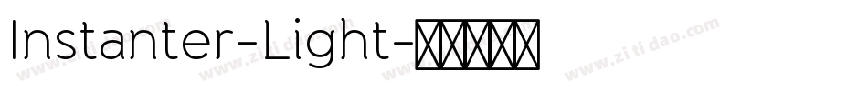 Instanter-Light字体转换