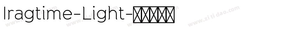 Iragtime-Light字体转换